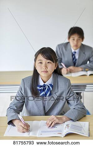Japanese junior high students View Large Photo Image Stock Image - Japanese junior high students. Fotosearch