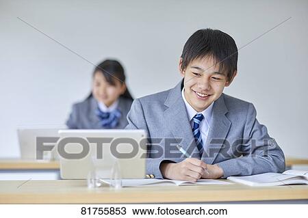 Japanese junior high students View Large Photo Image Stock Image - Japanese junior high students. Fotosearch