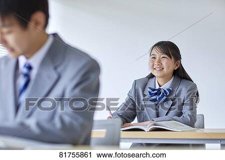 Japanese junior high students View Large Photo Image Stock Image - Japanese junior high students. Fotosearch