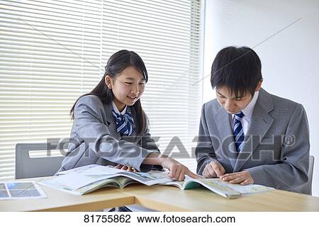 Japanese junior high students View Large Photo Image Stock Image - Japanese junior high students. Fotosearch