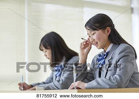 Japanese junior high students View Large Photo Image Stock Image - Japanese junior high students. Fotosearch