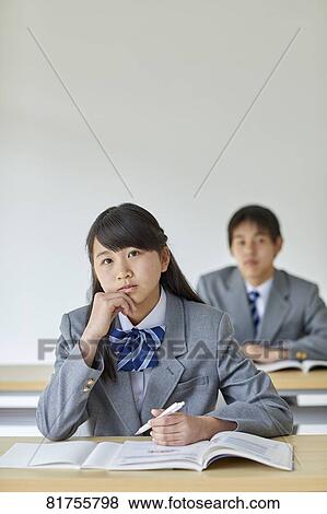Japanese junior high students View Large Photo Image Stock Photo - Japanese junior high students. Fotosearch