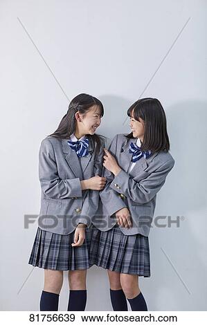 Stock Photo - Japanese junior high students. Fotosearch