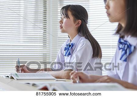 Japanese junior high students View Large Photo Image Stock Photography - Japanese junior high students. Fotosearch
