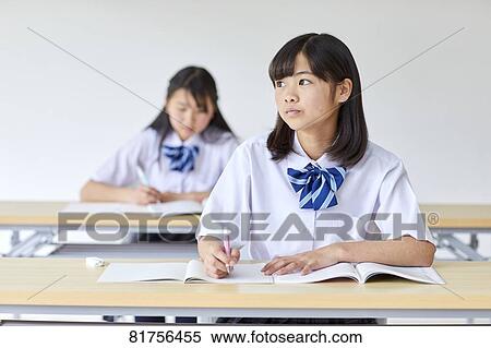 Japanese junior high students View Large Photo Image Stock Photography - Japanese junior high students. Fotosearch