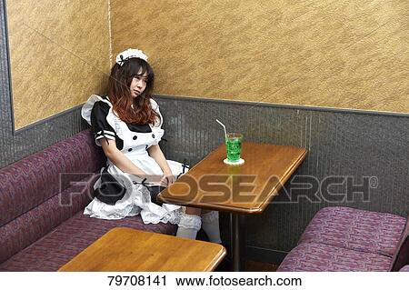 Japanese maid cosplay View Large Photo Image Stock Image - Japanese maid cosplay. Fotosearch