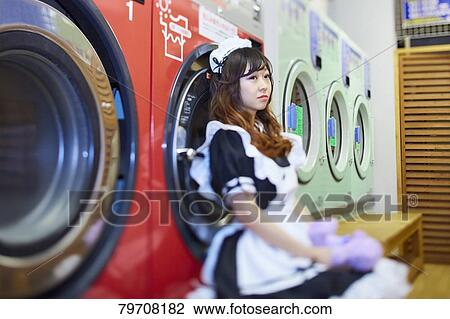 Japanese maid cosplay View Large Photo Image Stock Image - Japanese maid cosplay. Fotosearch