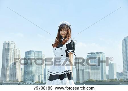 Japanese maid cosplay View Large Photo Image Stock Image - Japanese maid cosplay. Fotosearch