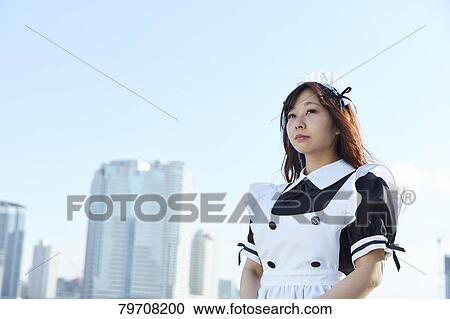 Japanese maid cosplay View Large Photo Image Stock Image - Japanese maid cosplay. Fotosearch