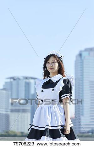 Japanese maid cosplay View Large Photo Image Stock Image - Japanese maid cosplay. Fotosearch