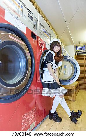 Japanese maid cosplay View Large Photo Image Stock Photo - Japanese maid cosplay. Fotosearch