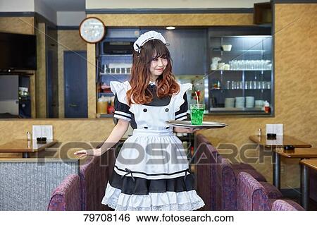 Japanese maid cosplay View Large Photo Image Stock Photograph - Japanese maid cosplay. Fotosearch