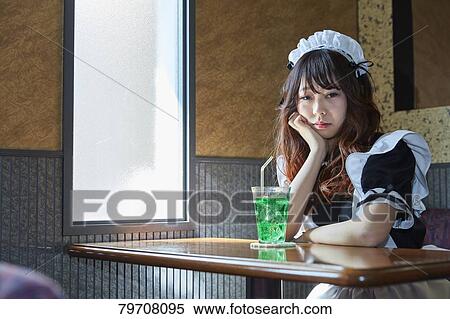 Japanese maid cosplay View Large Photo Image Stock Photography - Japanese maid cosplay. Fotosearch