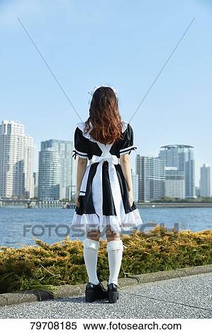Japanese maid cosplay View Large Photo Image Stock Photography - Japanese maid cosplay. Fotosearch
