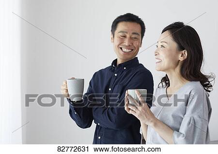Japanese mature couple View Large Photo Image Stock Image - Japanese mature couple. Fotosearch