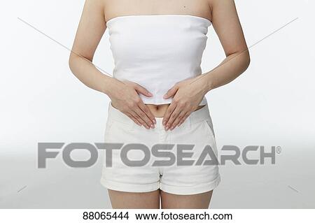 Japanese model body in white outfit View Large Photo Image Picture - Japanese model body in white outfit. Fotosearch