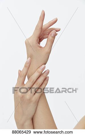 Stock Photo - Japanese model hands. Fotosearch