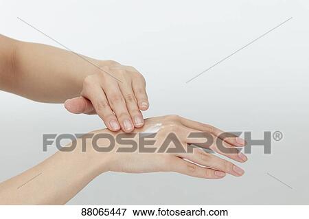 Stock Photo - Japanese model hands. Fotosearch