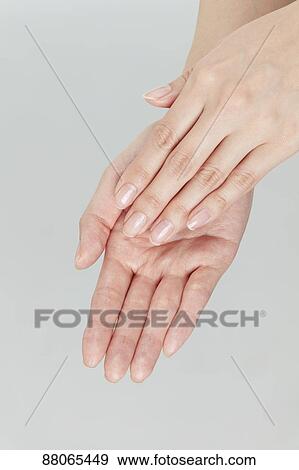 Stock Photo - Japanese model hands. Fotosearch