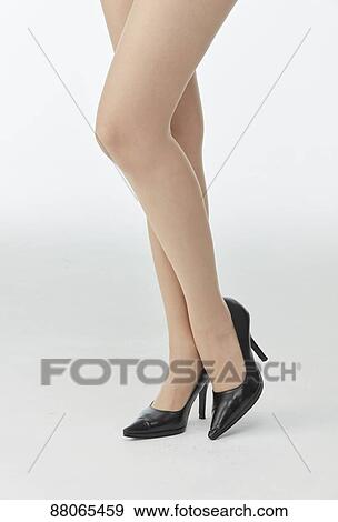 Stock Photo - Japanese model legs. Fotosearch