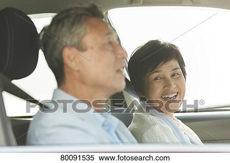 Japanese senior couple driving View Large Photo Image Stock Photography - Japanese senior couple driving. Fotosearch