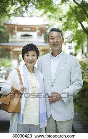 Japanese senior couple having fun at traditional inn View Large Photo Image Stock Image - Japanese senior couple having fun at traditional inn. Fotosearch