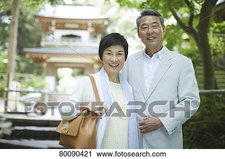 Japanese senior couple having fun at traditional inn View Large Photo Image Stock Image - Japanese senior couple having fun at traditional inn. Fotosearch
