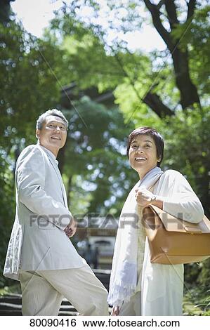 Japanese senior couple having fun at traditional inn View Large Photo Image Stock Photograph - Japanese senior couple having fun at traditional inn. Fotosearch