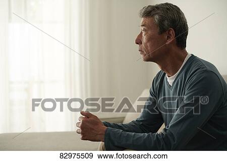 Japanese senior man on the sofa View Large Photo Image Stock Photo - Japanese senior man on the sofa. Fotosearch