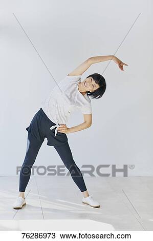 Japanese senior woman training View Large Photo Image Stock Image - Japanese senior woman training. Fotosearch