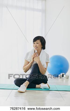 Japanese senior woman training View Large Photo Image Stock Photograph - Japanese senior woman training. Fotosearch