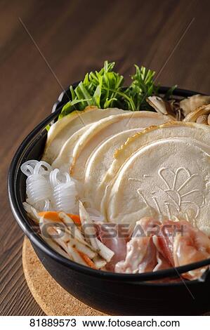 Stock Image - Japanese style casserole. Fotosearch