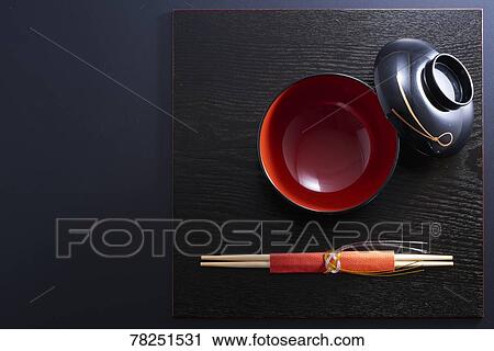 Stock Image - Japanese style cutlery. Fotosearch