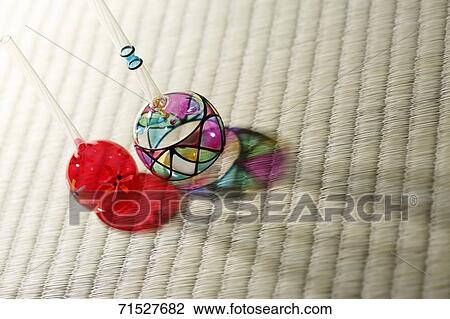 Stock Image - Japanese style glassware. Fotosearch