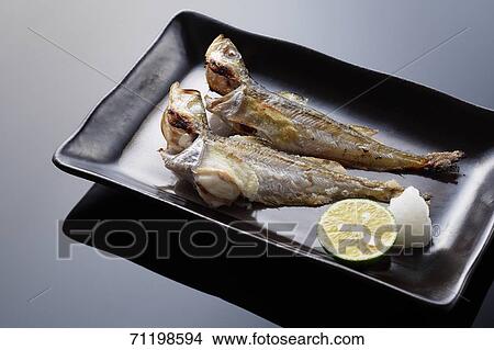 Picture - Japanese style grilled fish. Fotosearch
