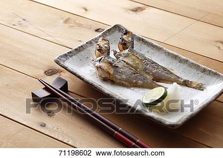 Japanese style grilled fish View Large Photo Image Stock Image - Japanese style grilled fish. Fotosearch