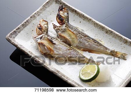 Japanese style grilled fish View Large Photo Image Stock Photo - Japanese style grilled fish. Fotosearch