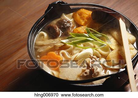 Japanese style Houtou noodles View Large Photo Image Stock Image - Japanese style Houtou noodles. Fotosearch