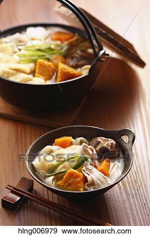 Japanese style Houtou noodles View Large Photo Image Stock Photo - Japanese style Houtou noodles. Fotosearch