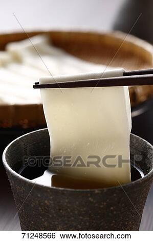 Stock Photograph - Japanese style noodles. Fotosearch