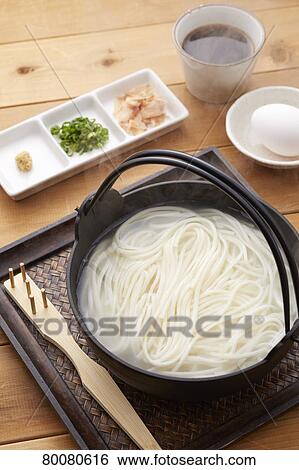 Stock Photograph - Japanese style noodles. Fotosearch