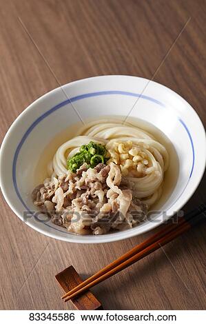Japanese style noodles View Large Photo Image Stock Photograph - Japanese style noodles. Fotosearch