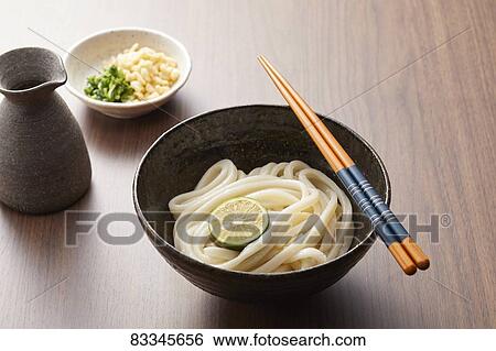 Stock Photograph - Japanese style noodles. Fotosearch