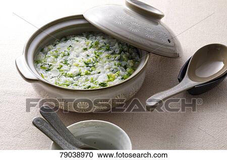 Japanese style porridge View Large Photo Image Stock Image - Japanese style porridge. Fotosearch