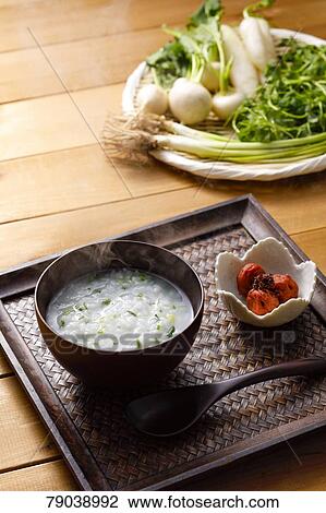 Japanese style porridge View Large Photo Image Stock Image - Japanese style porridge. Fotosearch