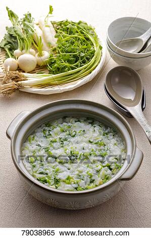 Stock Photography - Japanese style porridge. Fotosearch
