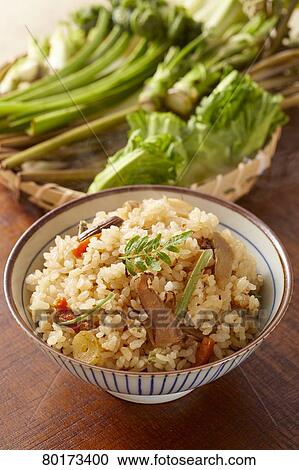 Japanese style rice View Large Photo Image Stock Image - Japanese style rice. Fotosearch