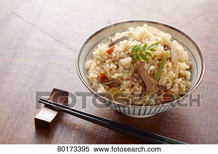 Stock Photography - Japanese style rice. Fotosearch