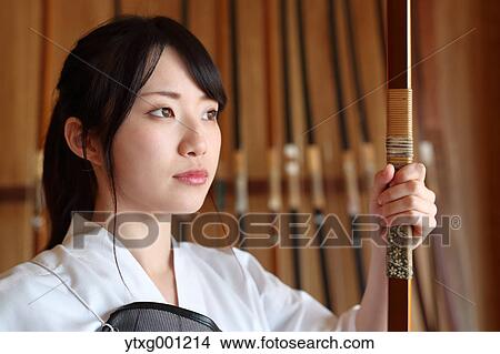Japanese traditional archery athlete portrait View Large Photo Image Picture - Japanese traditional archery athlete portrait. Fotosearch