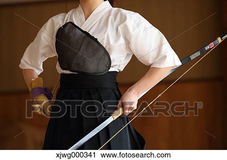 Japanese traditional archery athlete practicing View Large Photo Image Stock Image - Japanese traditional archery athlete practicing. Fotosearch